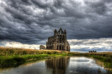 whitby abbey. united kingdom.