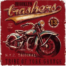 motorbike t-shirt graphic design