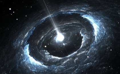 highly magnetized rotating neutron star