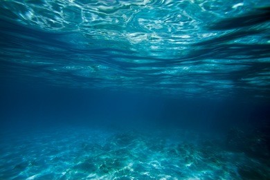 background sand on the beach underwater