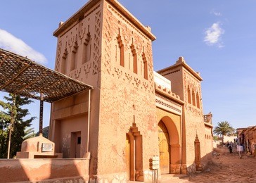 kasr of ait benhaddou, a fortified city, the former caravan way from sahara to marrakech. unesco world heritage, morocco