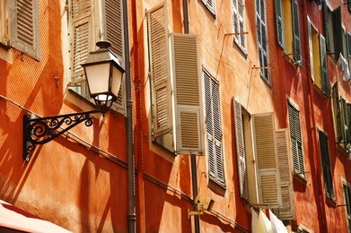 old town architecture of nice on french riviera