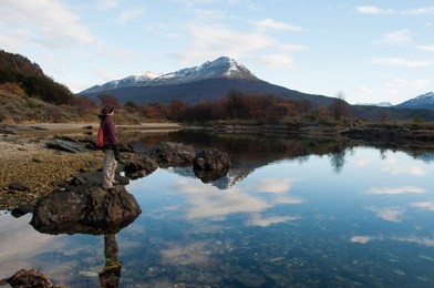 landscapes of tierra del fuego, south argentina.