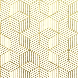 geometric gold glittering seamless pattern on white background. 