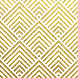 geometric gold glittering seamless pattern on white background. 
