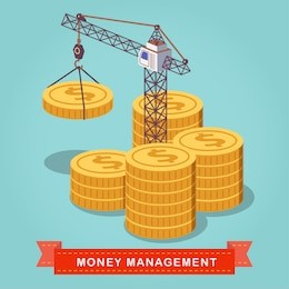 money management vector illustration