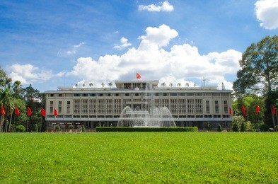 independence palace in vietnam