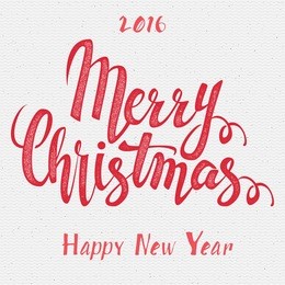 merry christmas  and happy new year 2016 insignia  and labels for any use