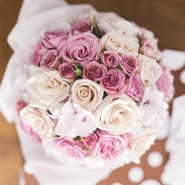 wedding flowers. shallow depth of field.