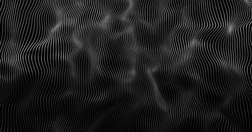 futuristic particles wave abstract background - creative design element. 