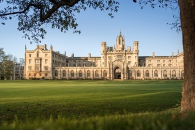st john's college's new court - university of cambridge, england