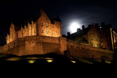 edinburgh castle night