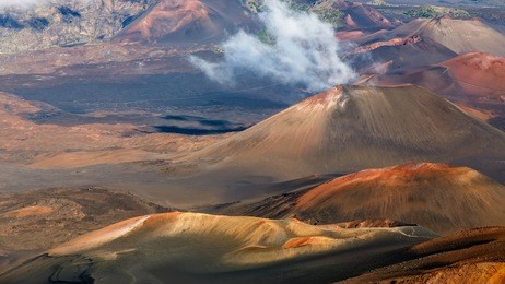 haleakala volcano crater, maui hawaii