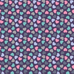 seamless vector heart pattern 