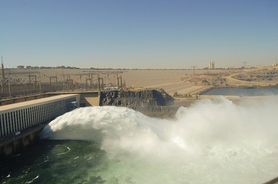 aswan high dam - aswan - egypt