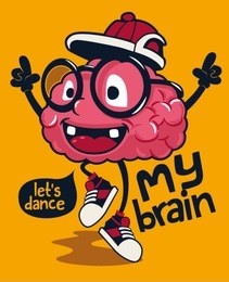 cool monster brain character design