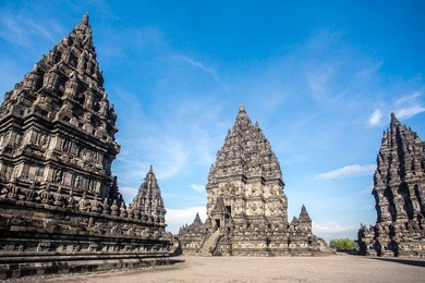 prambanan temple near yogyakarta on java island, indonesia