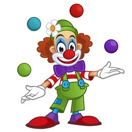 juggling clown