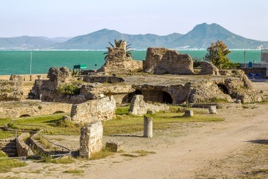 baths of antonius in carthage tunisia