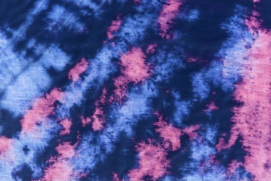 tie dyed pattern on cotton fabric for background.

