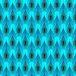 seamless peacock feather pattern