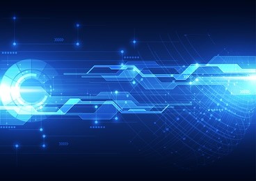 abstract futuristic digital technology background. illustration vector