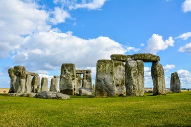 stonehenge an ancient prehistoric stone monument near salisbury, wiltshire, uk. in england