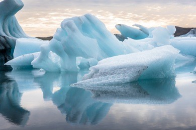 jokulsarlon glacial lake in iceland