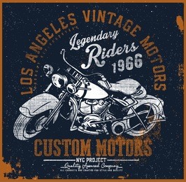 motorcycle t-shirt graphic