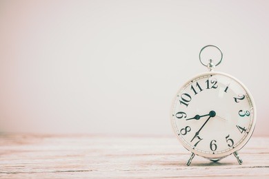 vintage classic alarm clock - vintage filter processing style