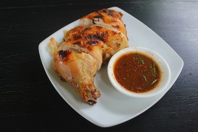 chicken, chili, close, closeup, cooked, cuisine, delicious, dill