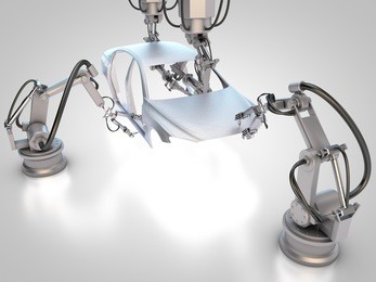 vehicle manufacturing is in progress.