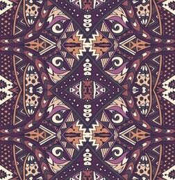 tribal ethnic seamless vector pattern ornamental. geometric print