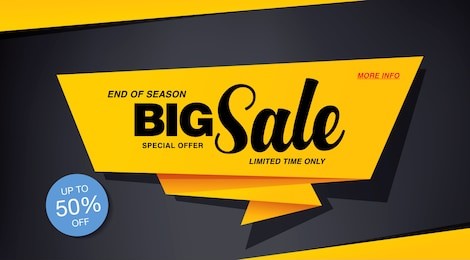 sale banner template design