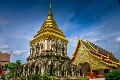 wat chiang man, an ancient temple located in the heart of chiang mai province