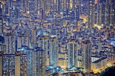 hong kong night