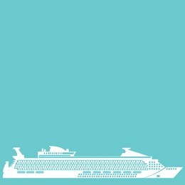 ship cruise icon vector.