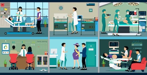 pregnant women who are in the care of a doctor.