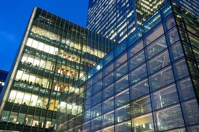  business office building in london, england, uk
