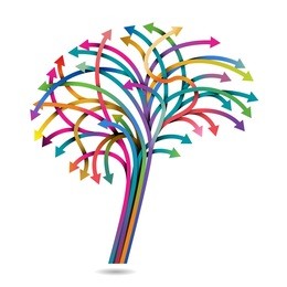 decision making and the brain, eps10 vector