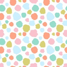 seamless colorful dots pattern

