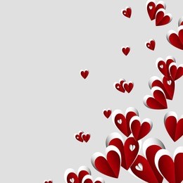 valentines day pattern with hearts