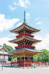 pagoda at narita-san shinsho-ji temple, near tokyo, japan