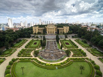 aerial view of ipiranga, sao paulo, brazil