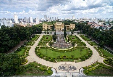 aerial view of ipiranga, sao paulo, brazil