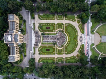 top view of ipiranga, sao paulo, brazil