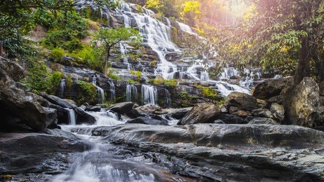 mae ya waterfall, doi inthanon national park, chiang mai thailand