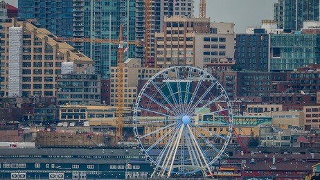 seattle, ferris wheel