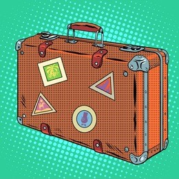 suitcase traveler luggage