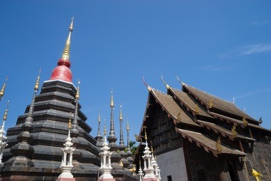 phan tao temple, chiangmai, thailand